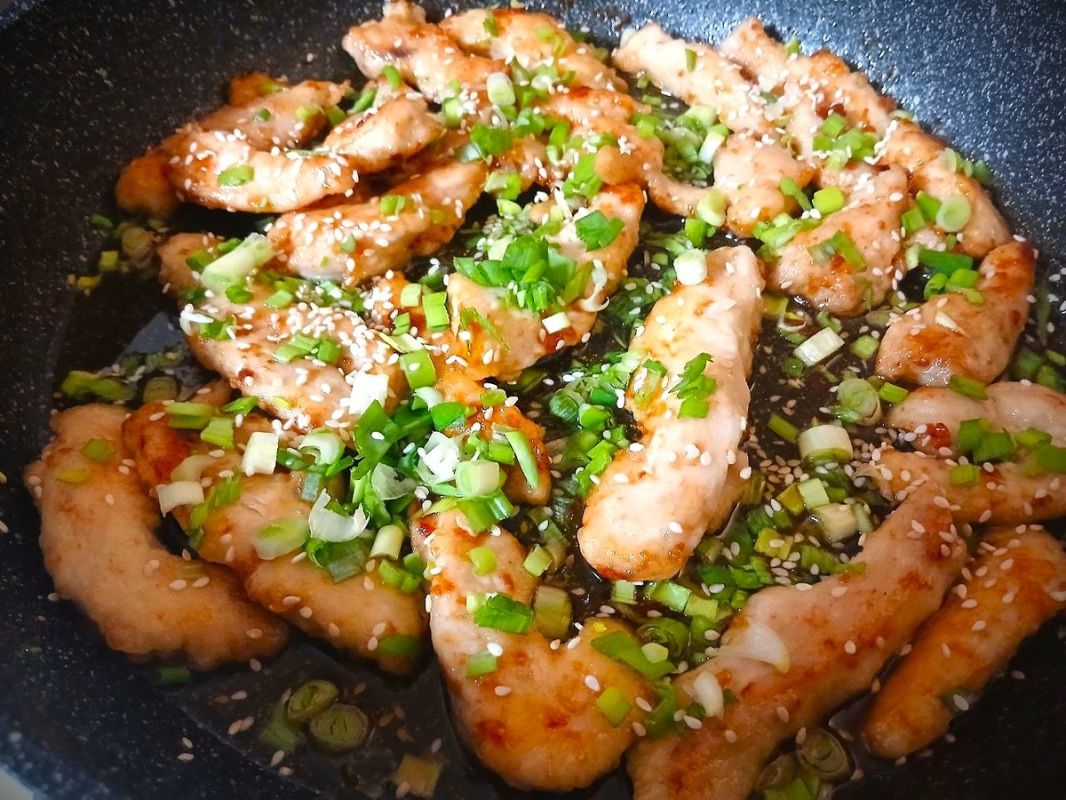 Вкусная курица в кисло-сладком соусе