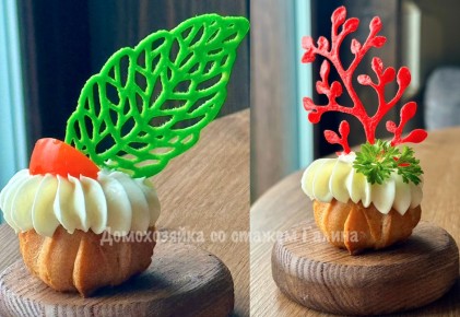 Как легко украсить закуски и торты оригинальными элементами