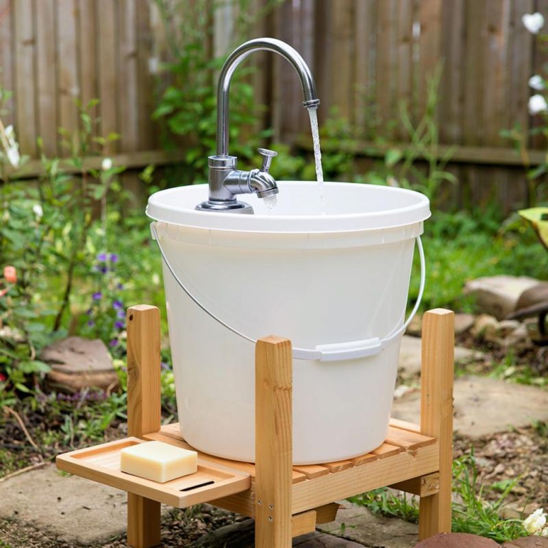 Умный и простой способ создать рукомойник для дачи своими руками