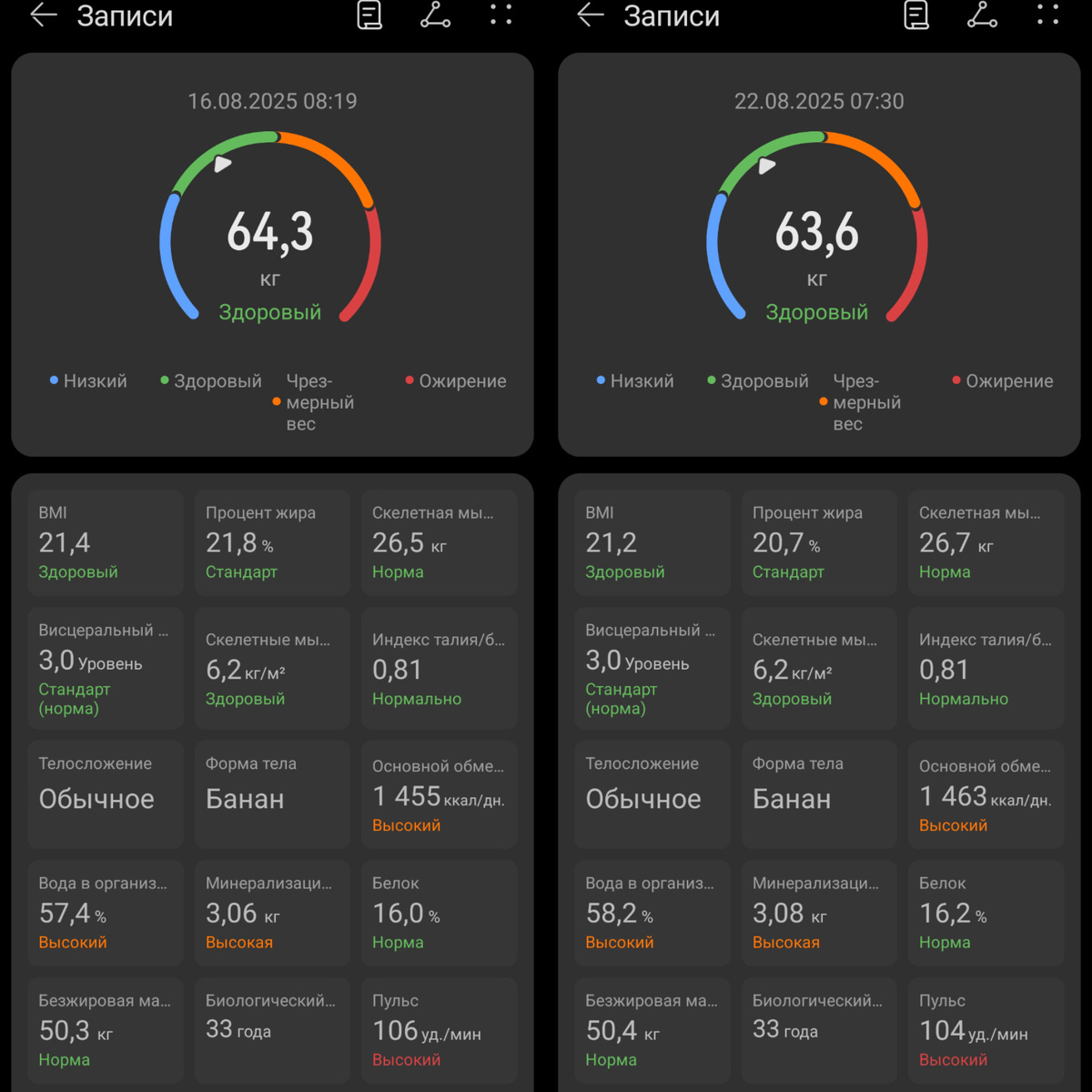 Как добиться рекомпозиции: меню и результаты за неделю