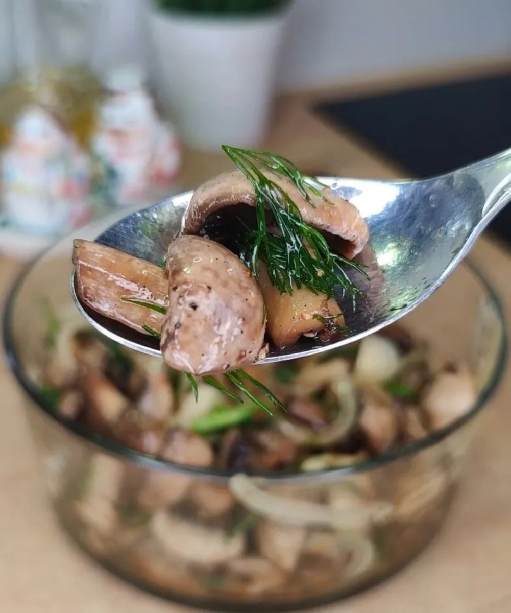 Солёные шампиньоны всего за сутки