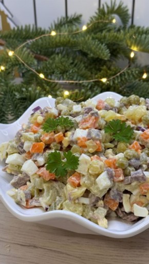 Традиционный салат Оливье с говядиной: идеальный рецепт для праздника