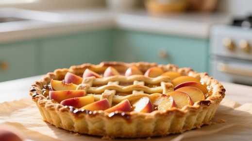 Персиковый тарт: летнее обаяние в каждом укусе