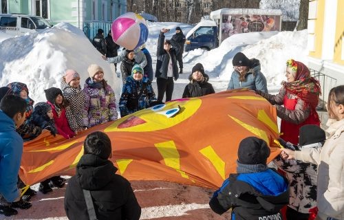Долгопрудный встречает весну: Широкая Масленица в Павельцево