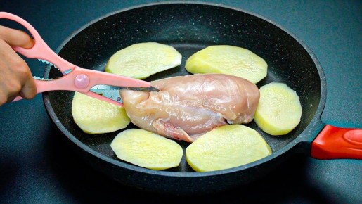 Идеальный вечер: Как пожарить картошку с мясом, чтобы все просили добавки