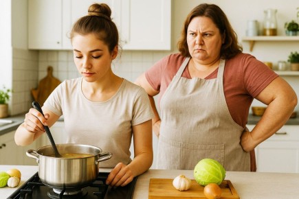 Когда мама лучше, а когда — любимая: на кухне с Вадимом и Мариной