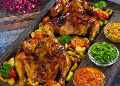 Цыплята-корнишоны: осеннее наслаждение в одной духовке