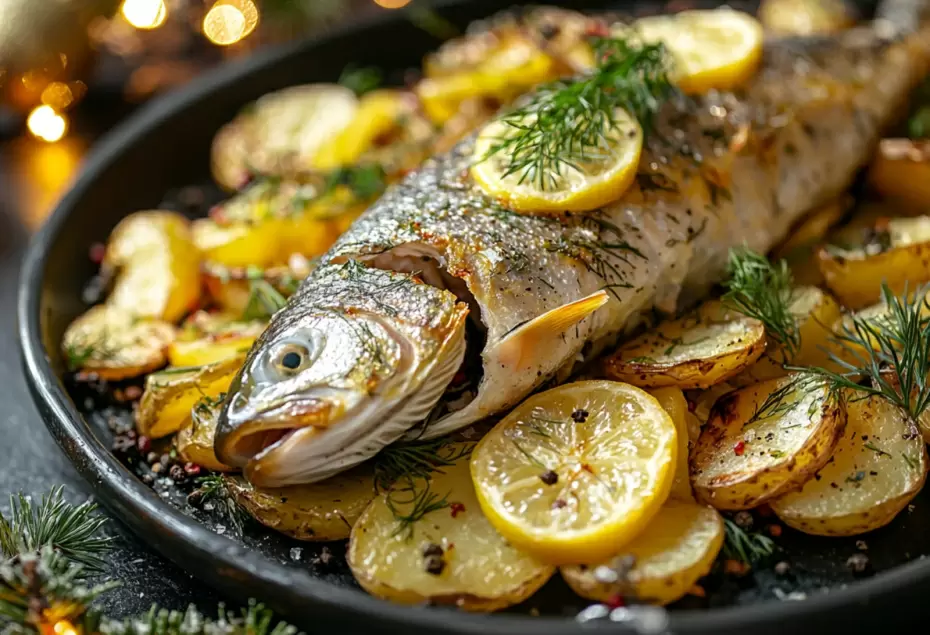 Запеченная форель в фольге: идеальное новогоднее угощение для бабушки